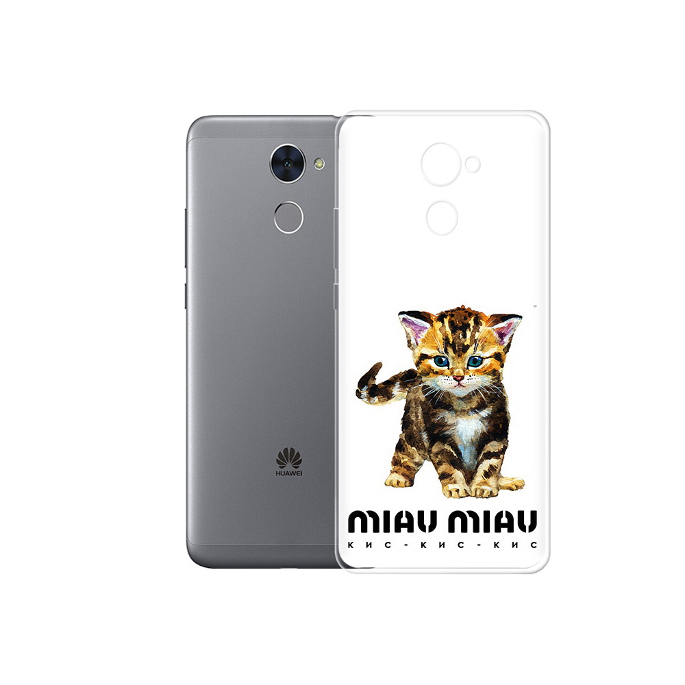 

Чехол MyPads Tocco для Huawei Enjoy 7 Plus Бренд miau miau (PT74186.70.34), Прозрачный, Tocco