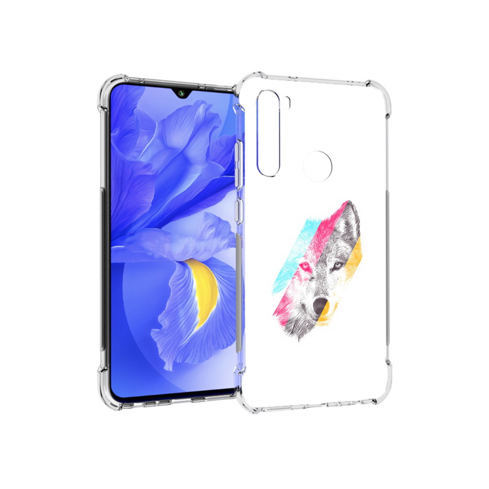 

Чехол MyPads Tocco для Xiaomi Redmi Note 8T волк градиент (PT140720.278.268), Прозрачный, Tocco