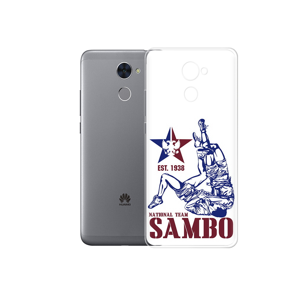 

Чехол MyPads Tocco для Huawei Enjoy 7 Plus единоборства самбо (PT74186.70.344), Прозрачный, Tocco