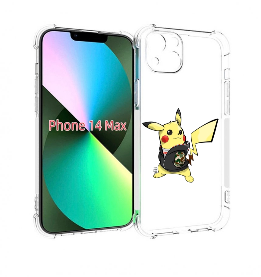 

Чехол MyPads пикачу для iPhone 14 Plus (6.7), Прозрачный, Tocco