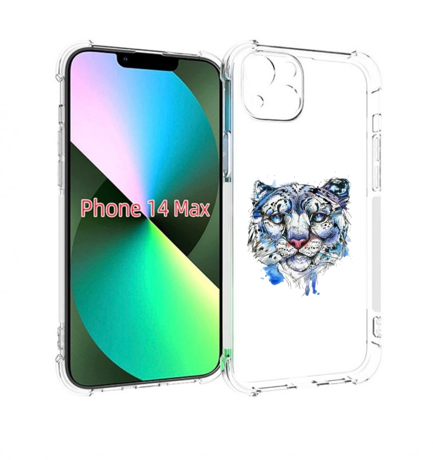 

Чехол MyPads водяной тигр для iPhone 14 Plus (6.7), Прозрачный, Tocco