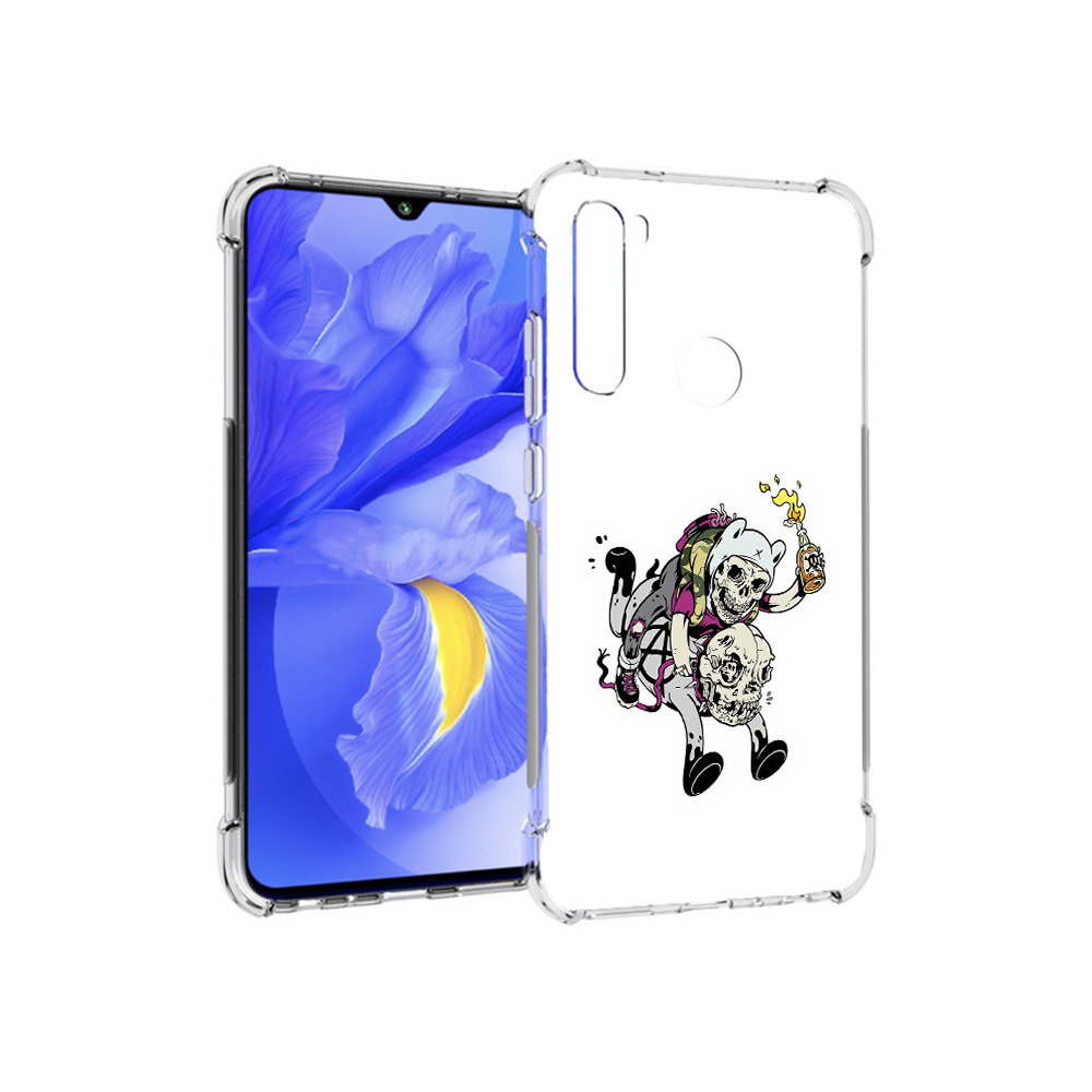 

Чехол MyPads Tocco для Xiaomi Redmi Note 8T время приключений скелеты (PT140720.278.277), Прозрачный, Tocco