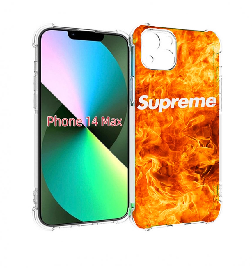 

Чехол MyPads пламя-пламенное суприм для iPhone 14 Plus (6.7), Прозрачный, Tocco