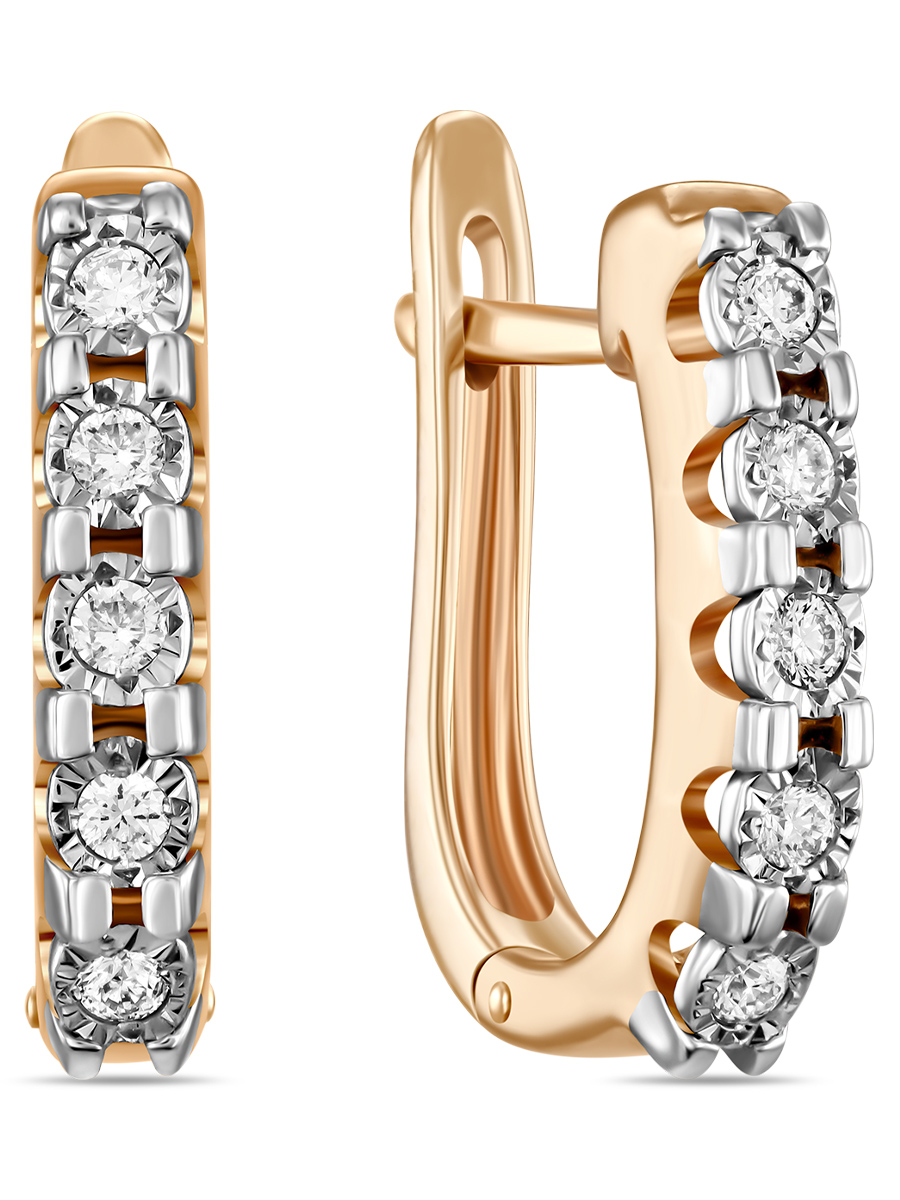 

Серьги из золота MIUZ Diamonds (Московский ювелирный завод) E01-PL-33894-R, бриллиант, E01-PL-33894-R
