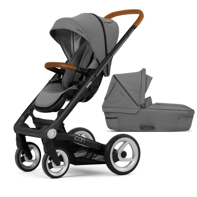 

Коляска 2в1 Mutsy Icon Balance Granite шасси Grip cognac frame black, Icon