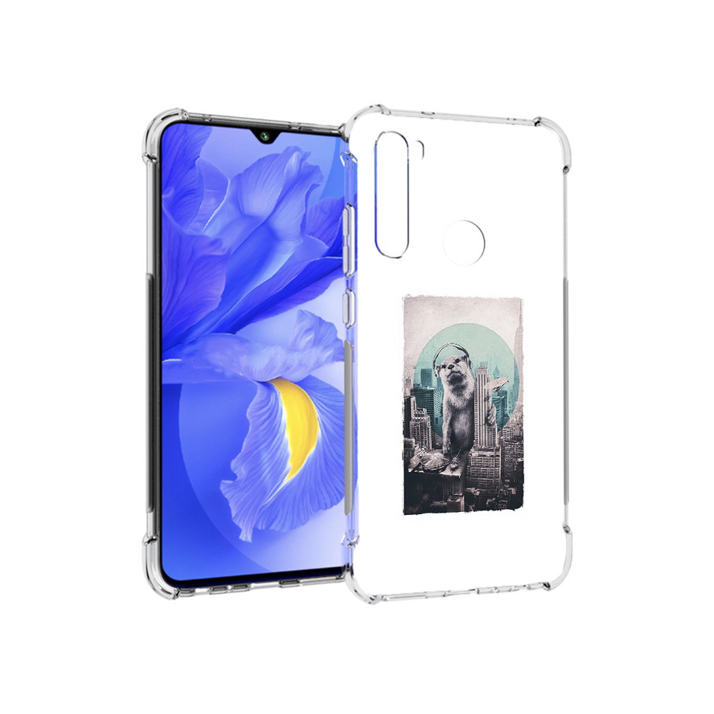 

Чехол MyPads Tocco для Xiaomi Redmi Note 8T выдра в городе (PT140720.278.283), Прозрачный, Tocco