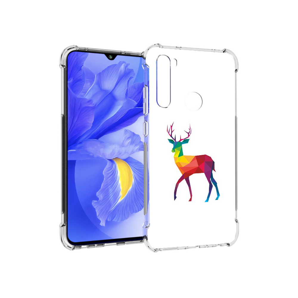 

Чехол MyPads Tocco для Xiaomi Redmi Note 8T геометрический олень (PT140720.278.286), Прозрачный, Tocco