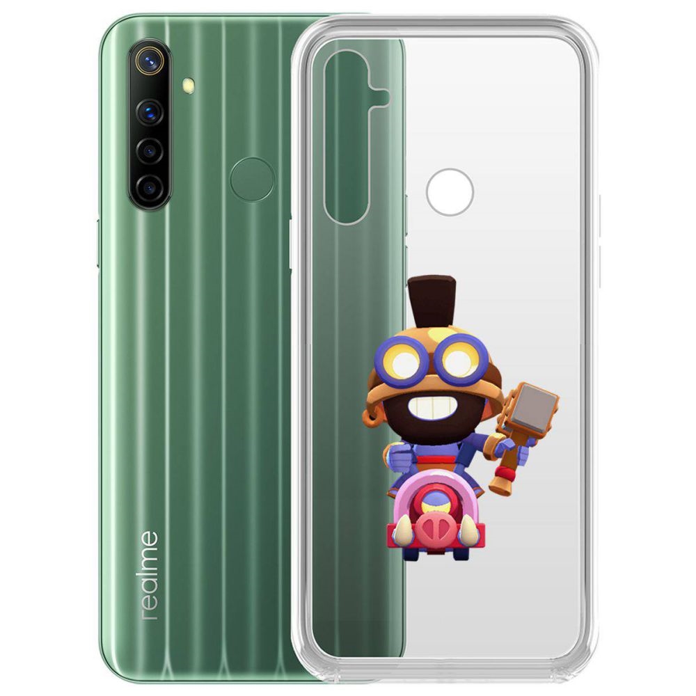 

Чехол-накладка Brawl Stars-Карл Всадник на кабане для Realme 6i