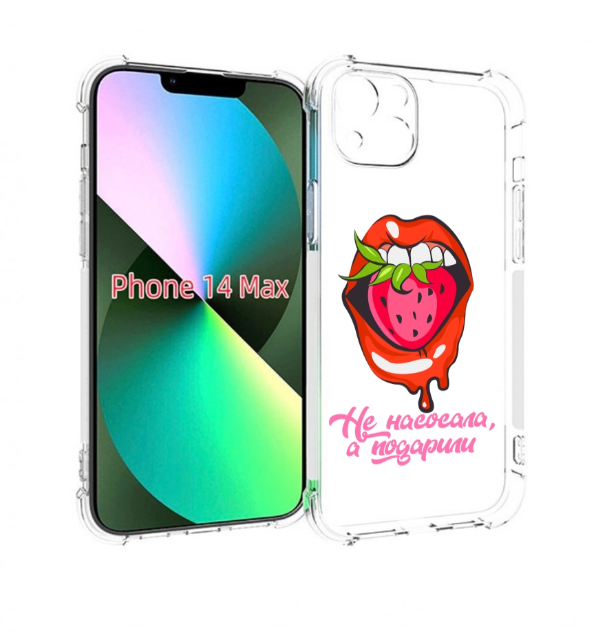

Чехол MyPads подарили для iPhone 14 Plus (6.7), Прозрачный, Tocco