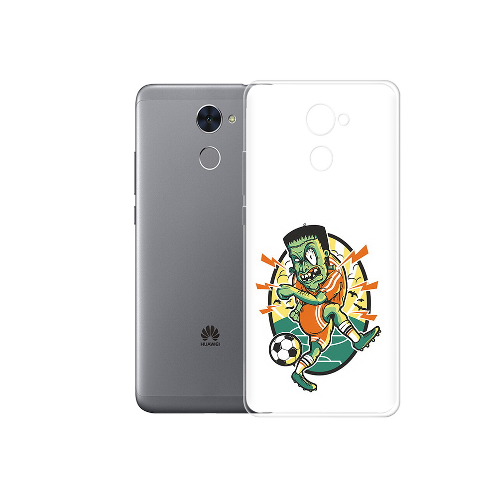 

Чехол MyPads Tocco для Huawei Enjoy 7 Plus зомби футболист (PT74186.70.368), Прозрачный, Tocco