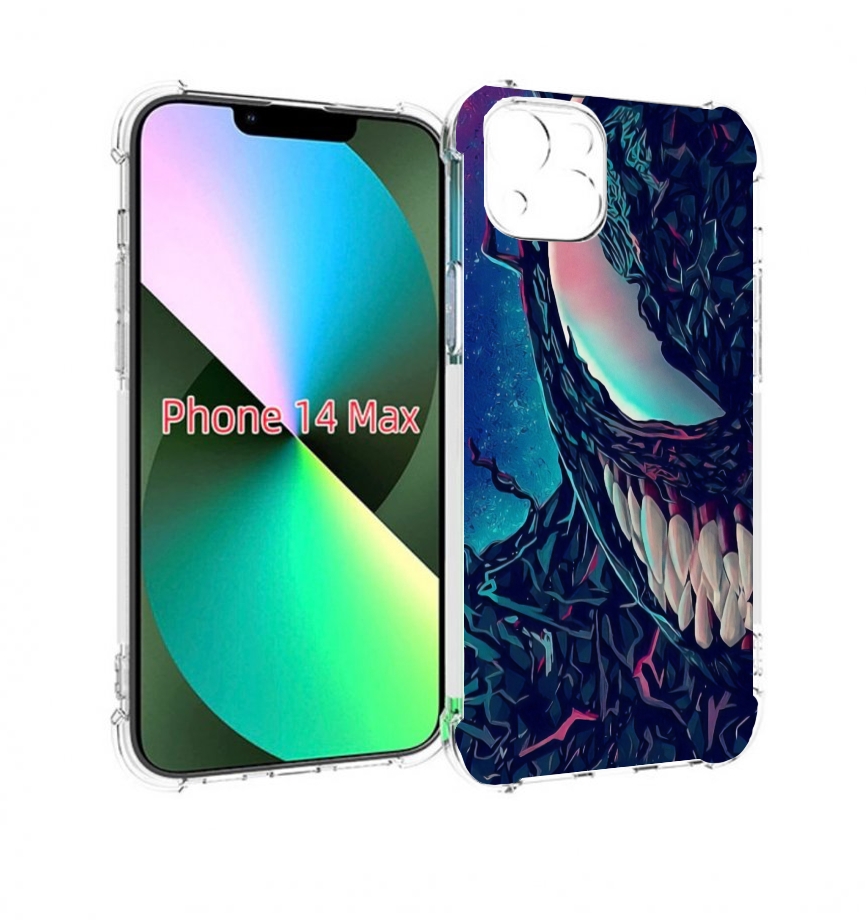 

Чехол MyPads полу веном для iPhone 14 Plus (6.7), Прозрачный, Tocco