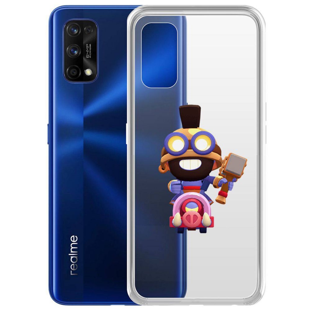

Чехол-накладка Brawl Stars-Карл Всадник на кабане для Realme 7 Pro