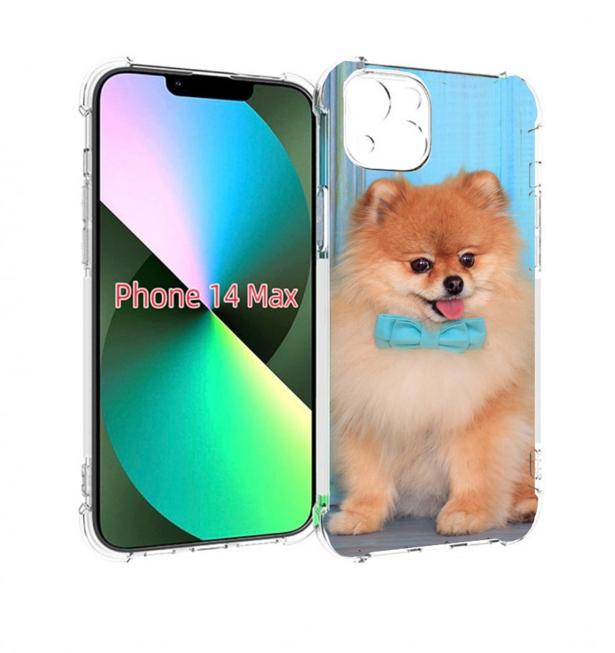 

Чехол MyPads померанскии шпиц для iPhone 14 Plus (6.7), Прозрачный, Tocco