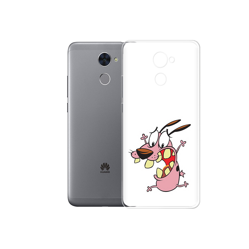 

Чехол MyPads Tocco для Huawei Enjoy 7 Plus зубастый бобик (PT74186.70.371), Прозрачный, Tocco