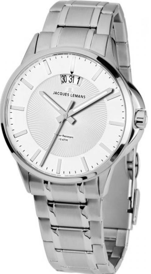 Наручные часы мужские Jacques Lemans 1-1540E серебристые
