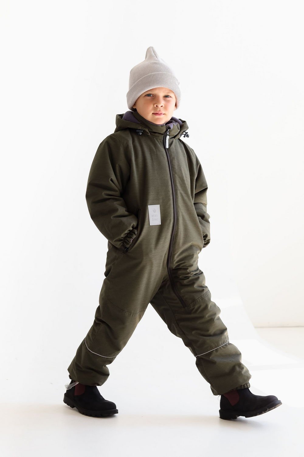 

Комбинезон детский Minidino B-KOM-005, хаки, 116, B-KOM-005