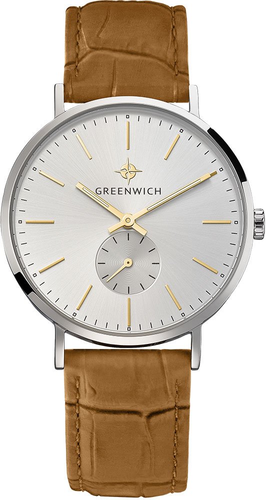 Наручные часы мужские Greenwich GW 012.13.33 коричневые