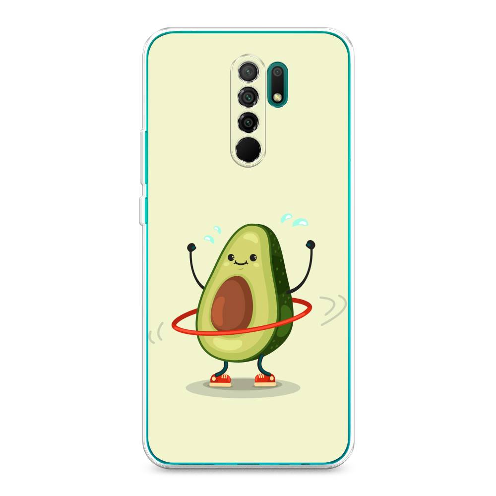 

Чехол Awog на Xiaomi Redmi 9 "Авокадо с обручем", Разноцветный, 38350-10