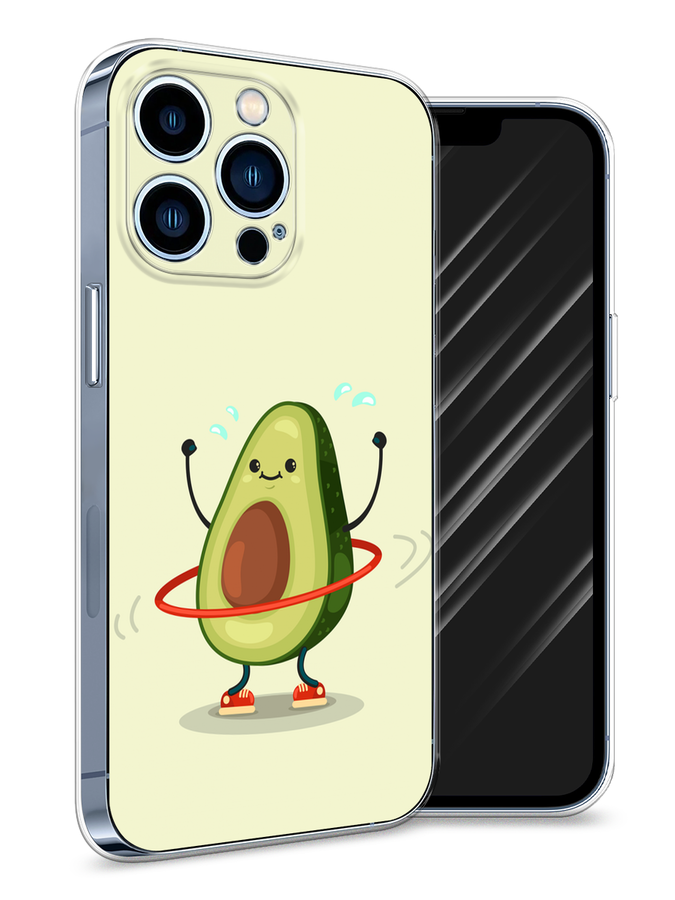 

Чехол Awog на Apple iPhone 13 Pro / Айфон 13 Pro "Авокадо с обручем", Разноцветный, 14350-10