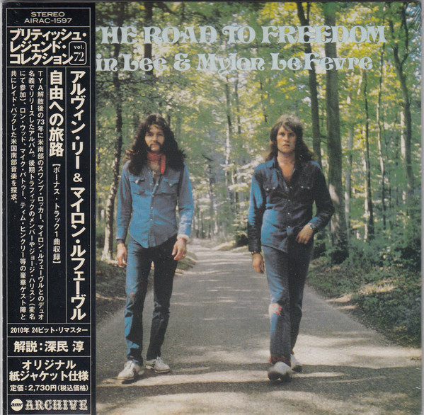 

ALVIN LEE & MYLON LeFEVRE: Road to Freedom +1 Bonus Track (Mini Lp) (1 CD)