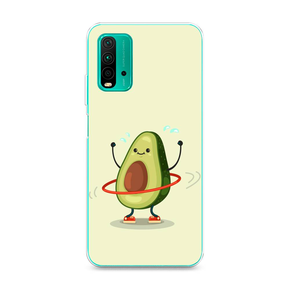 

Чехол Awog на Xiaomi Redmi 9T "Авокадо с обручем", Разноцветный, 39850-10