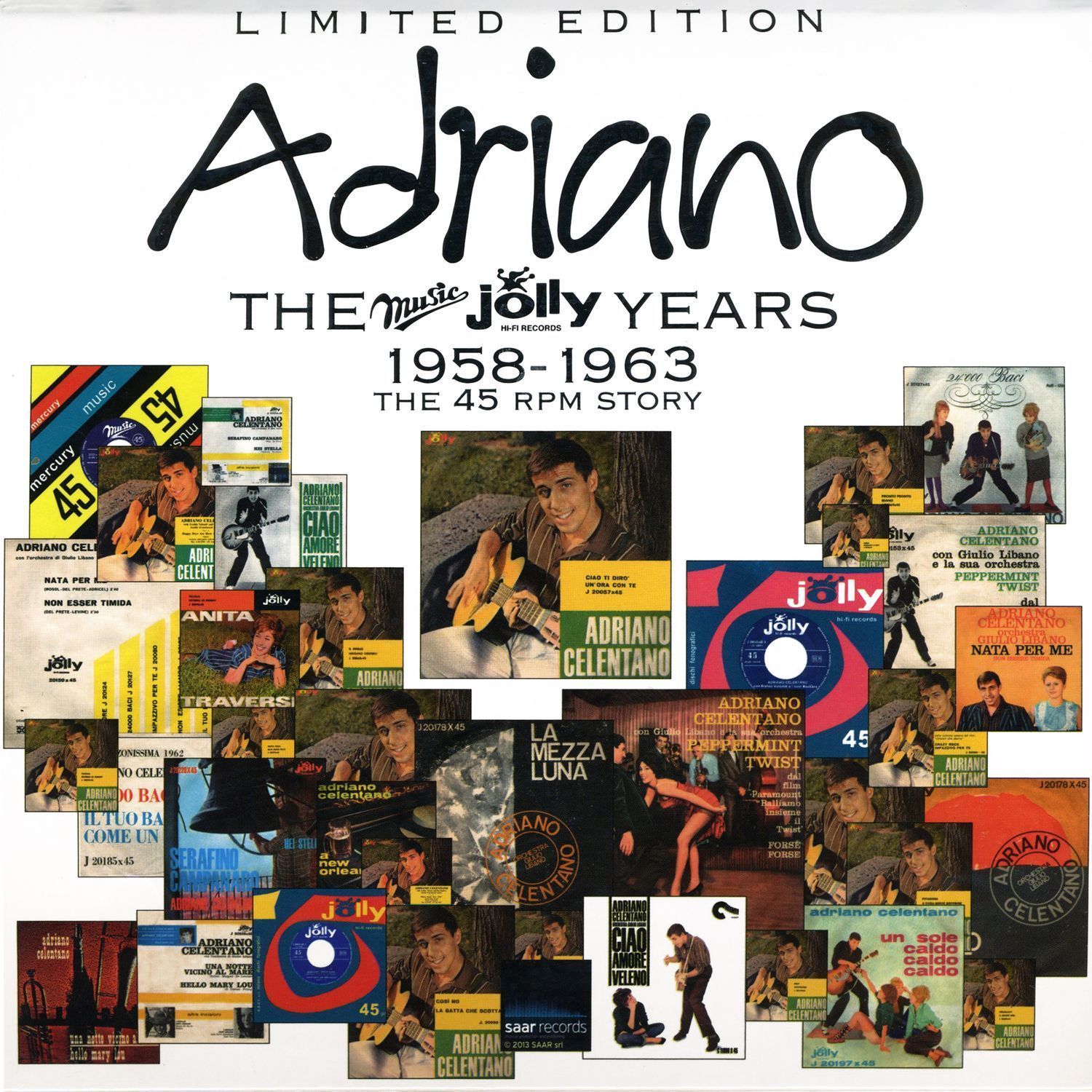 Adriano Celentano Gli Anni Music Jolly 1958-1963 (Deluxe Edition) (Box-set 32LP)