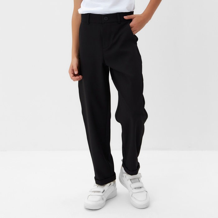 

Брюки детские MINAKU урок, черный, 134, урок