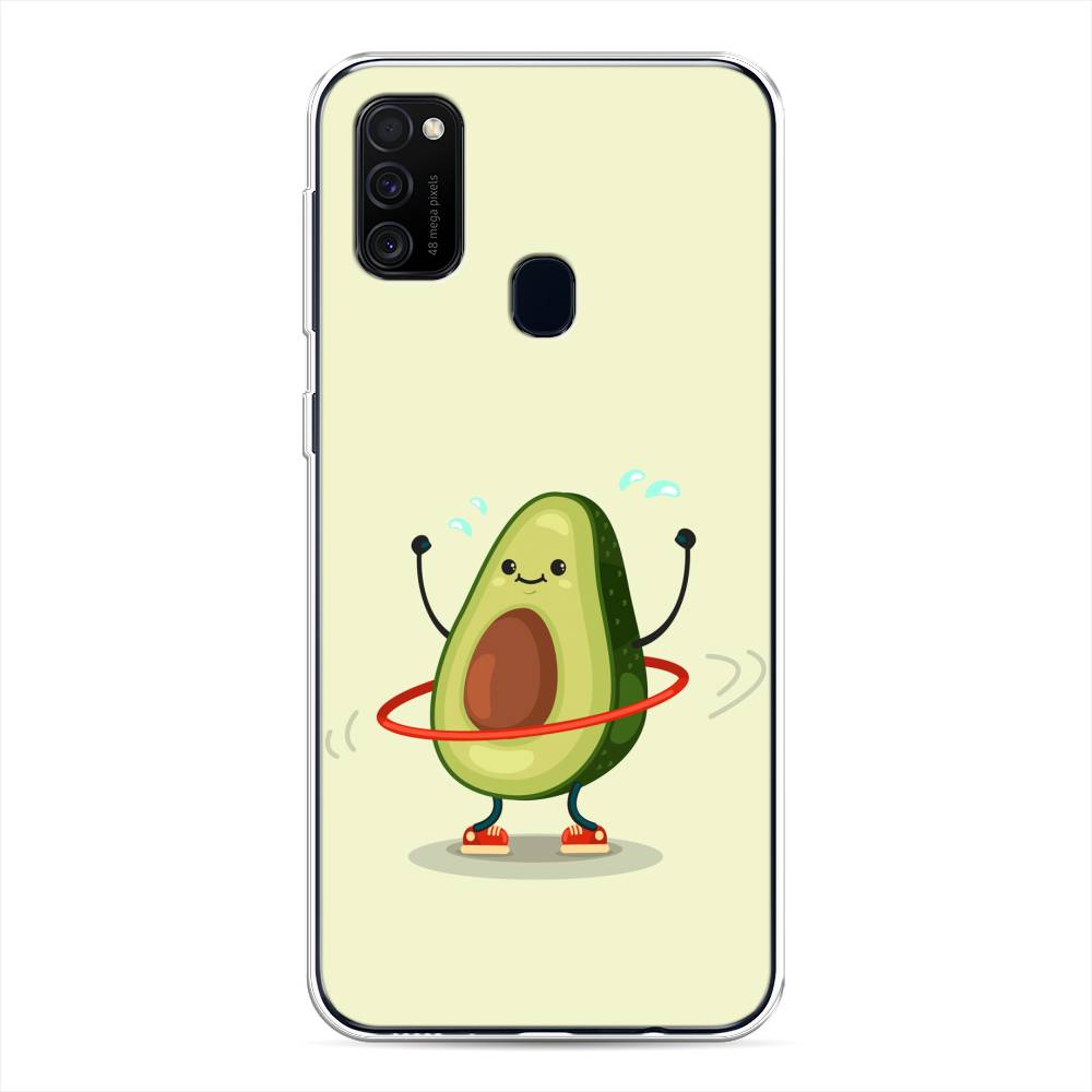 

Чехол Awog на Samsung Galaxy M21 "Авокадо с обручем", Разноцветный, 29750-10