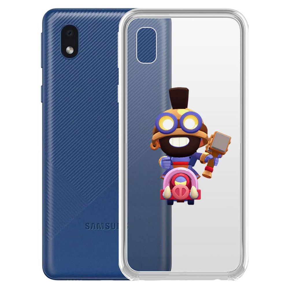 

Чехол-накладка Brawl Stars-Карл Всадник на кабане для Samsung Galaxy A01 Core (A013)