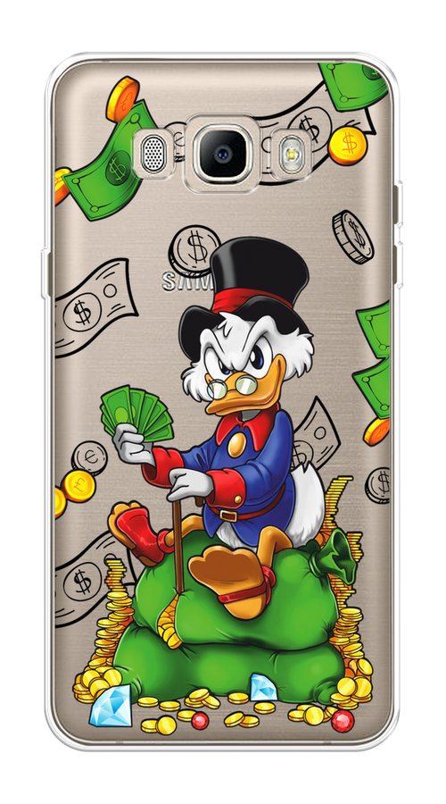 

Чехол на Samsung Galaxy J5 2016 "Scrooge Richness", Черный;синий;зеленый, 22750-1
