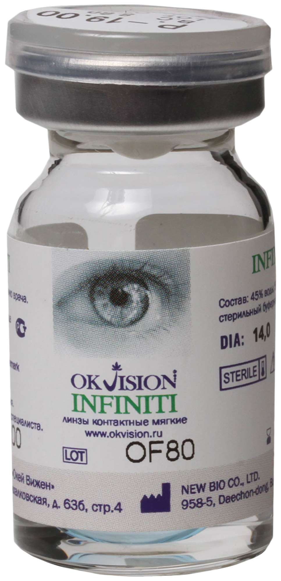 

Контактные линзы OKVision Infiniti 8,4, -3.75