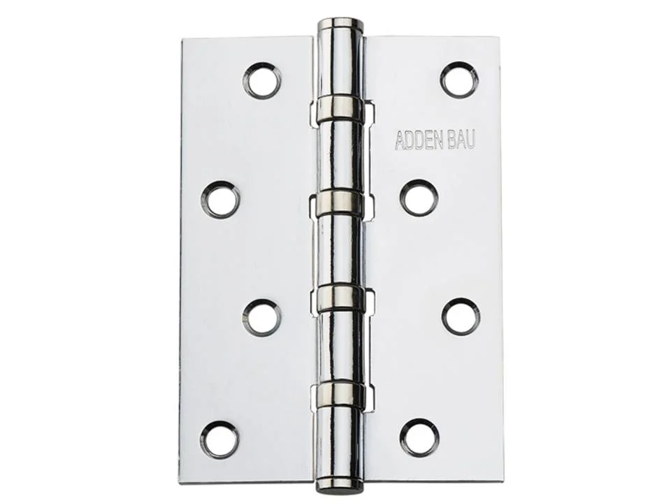 фото Петля дверная с четырьмя подшипниками adden bau 100x70x2.5 4bb блестящий хром