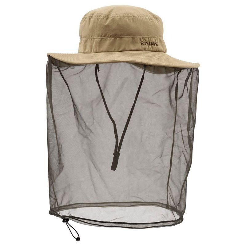 

Шляпа с накомарником Simms BugStopper Net Sombrero, мужская, бежевый 58-60, BugStopper Net Sombrero