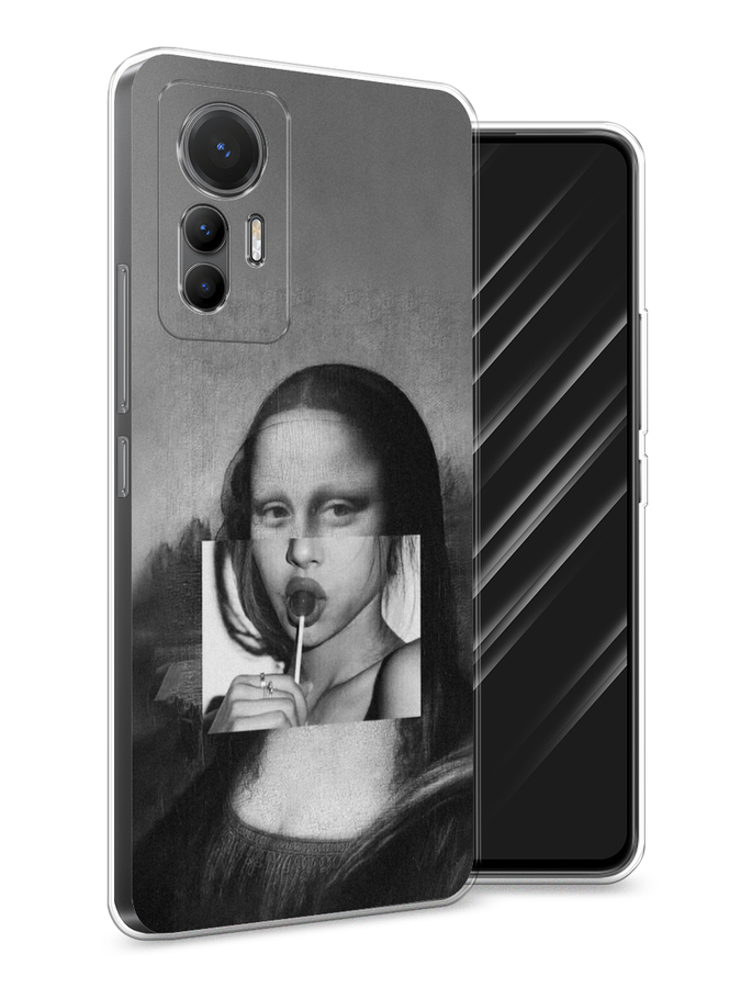 

Чехол Awog на Xiaomi 12 Lite "Mona Lisa sucking lollipop", Разноцветный, 315050-9