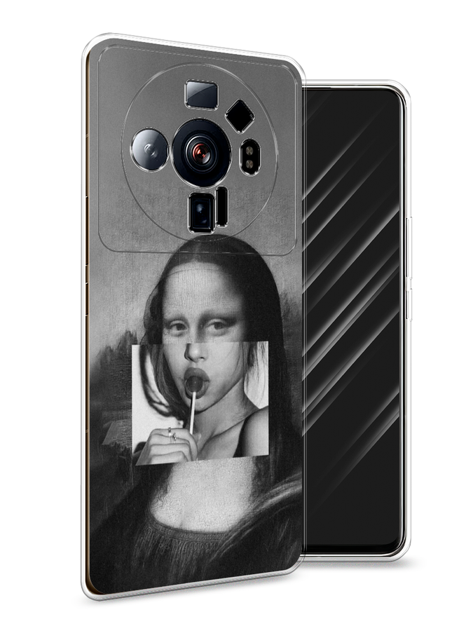 

Чехол Awog на Xiaomi 12S Ultra "Mona Lisa sucking lollipop", Разноцветный, 314550-9