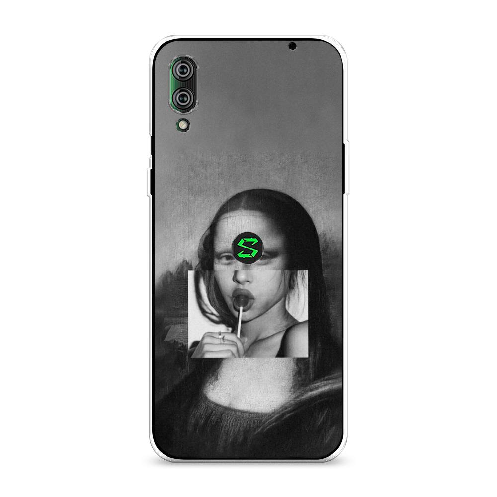 

Чехол Awog на Xiaomi Black Shark 2/2 Pro "Mona Lisa sucking lollipop", Разноцветный, 36450-9