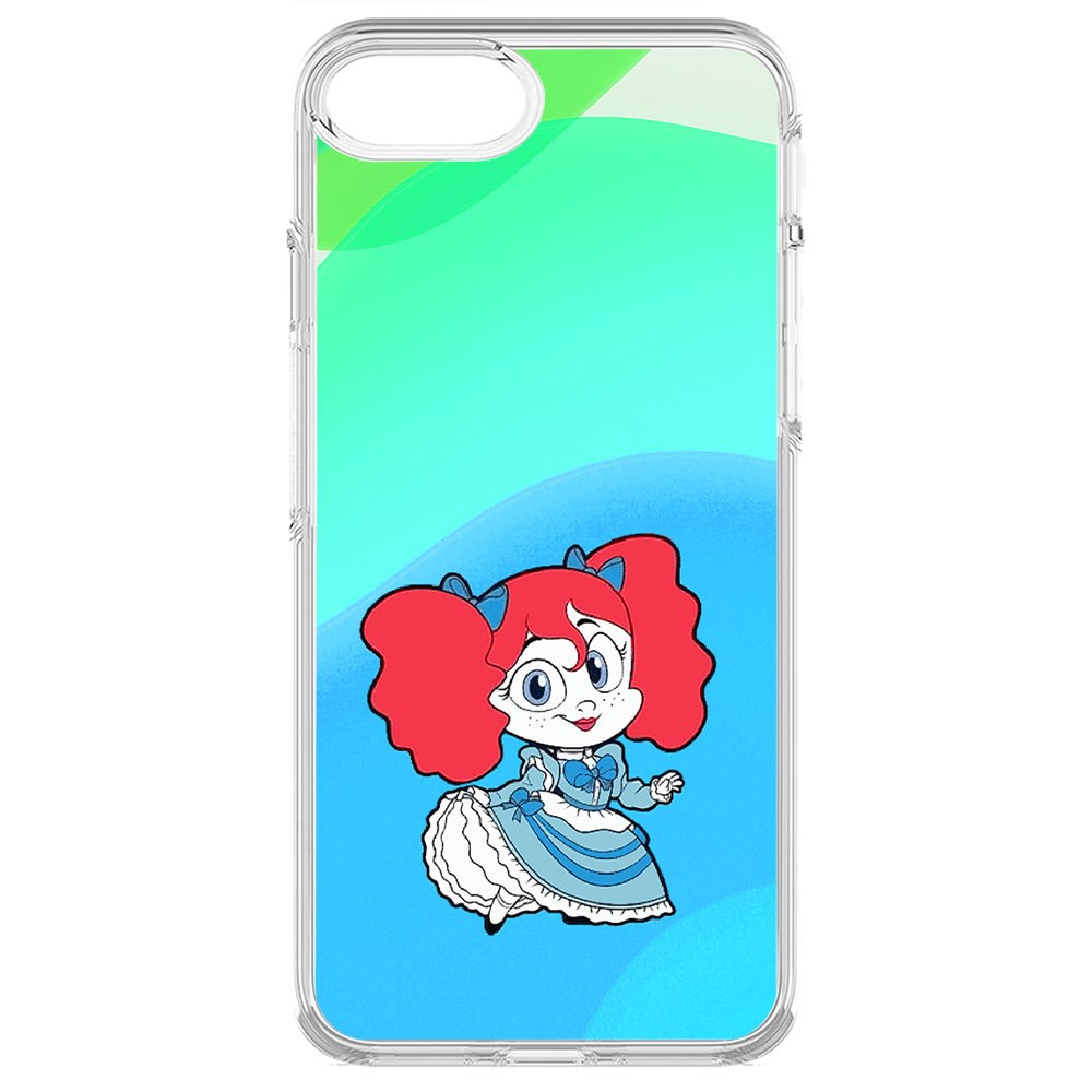 фото Чехол-накладка krutoff clear case хаги ваги - кукла поппи для iphone 6