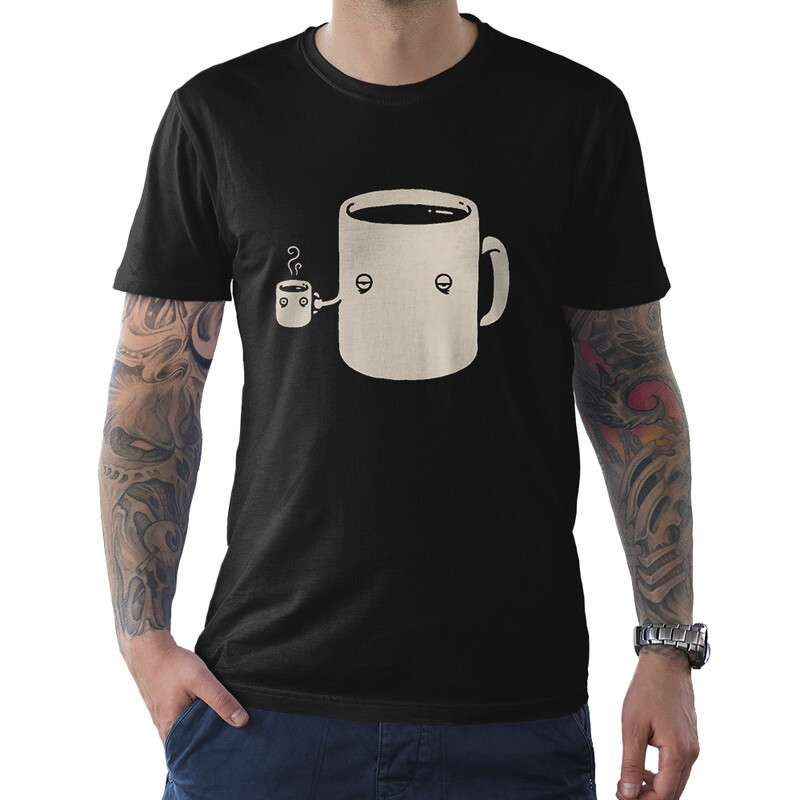 фото Футболка мужская dream shirts чашка кофе 9899086222 черная 3xl