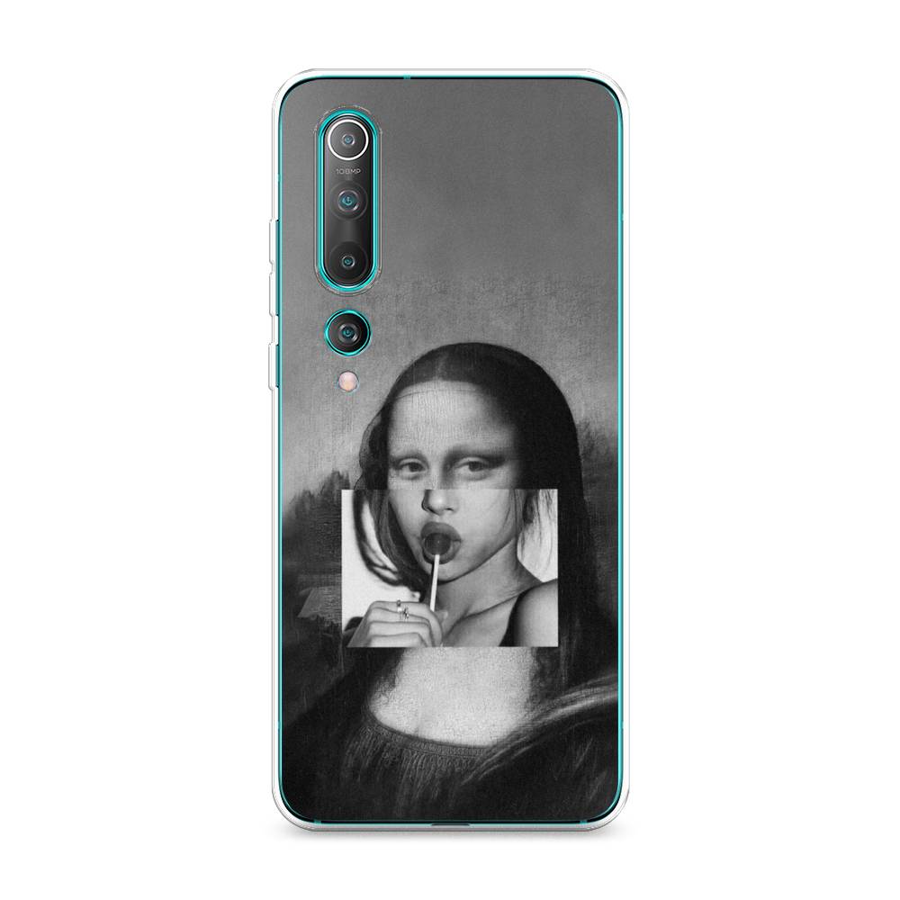 

Чехол Awog на Xiaomi Mi 10 Pro "Mona Lisa sucking lollipop", Разноцветный, 37850-9