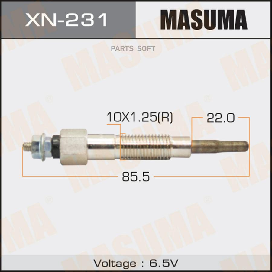 Свеча накаливания MASUMA CP-70 /RD28 (1/10/100)