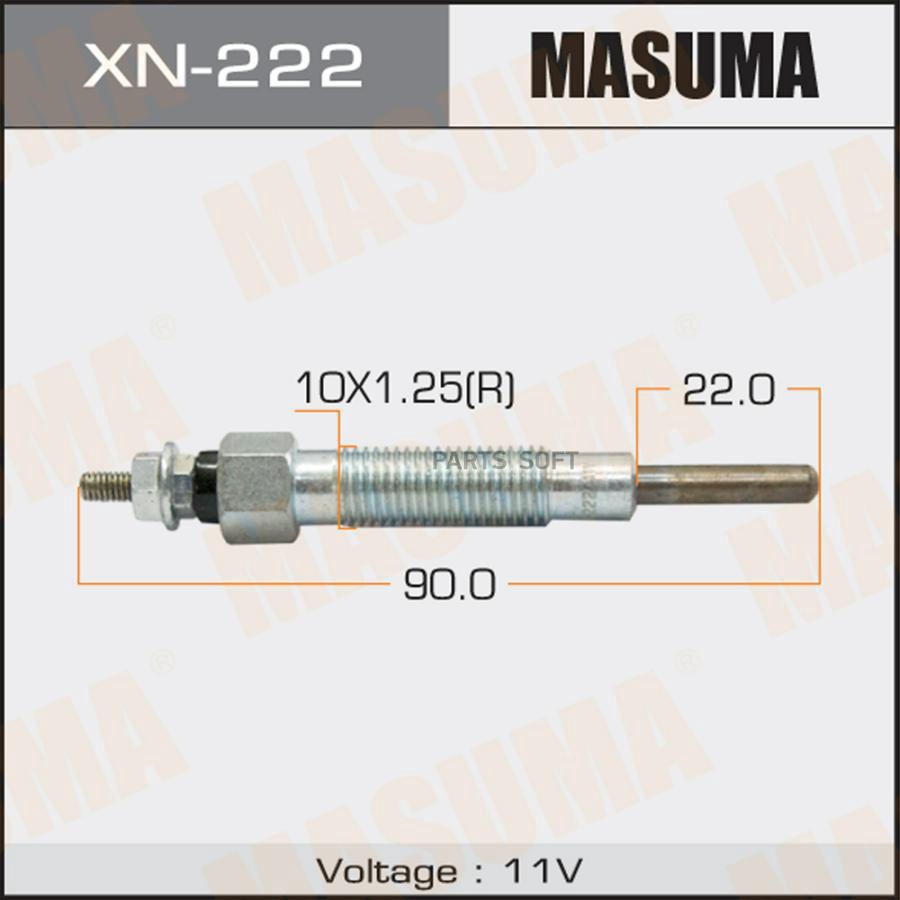

Свеча накаливания MASUMA PN-135 /TD27 (1/10/100)
