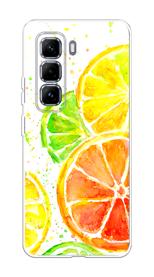 

Чехол на Infinix Hot 50 Pro Plus "Цитрусовые", Белый;желтый;красный;зеленый, 3107050-1