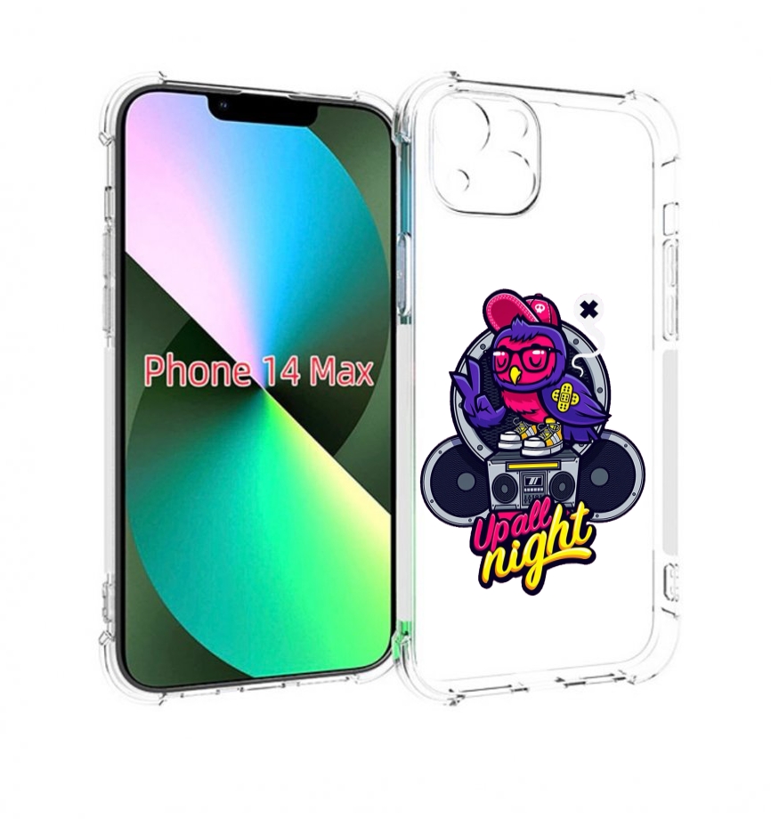 

Чехол MyPads попугай любит музыку для iPhone 14 Plus (6.7), Прозрачный, Tocco