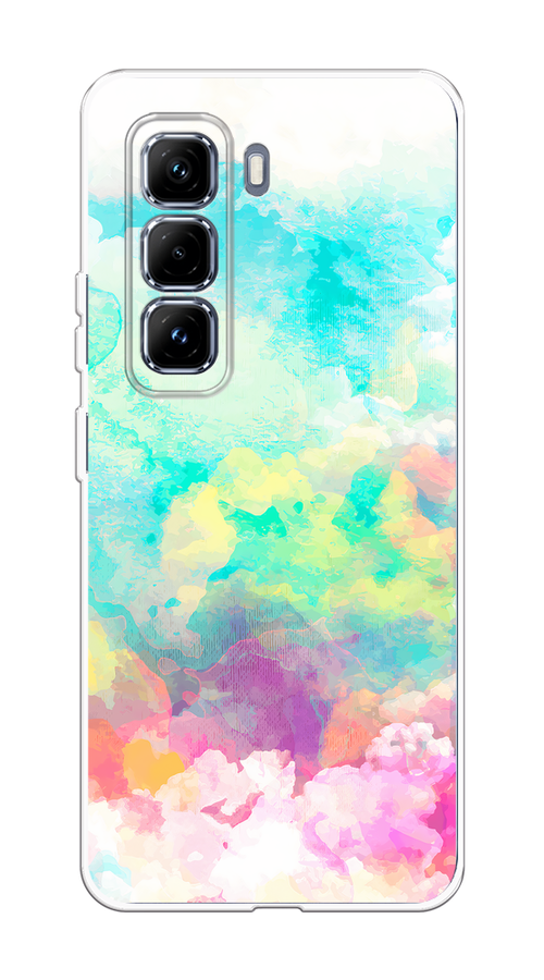 

Чехол на Infinix Hot 50 Pro Plus "Воздушное небо", Белый;голубой;розовый;желтый, 3107050-1