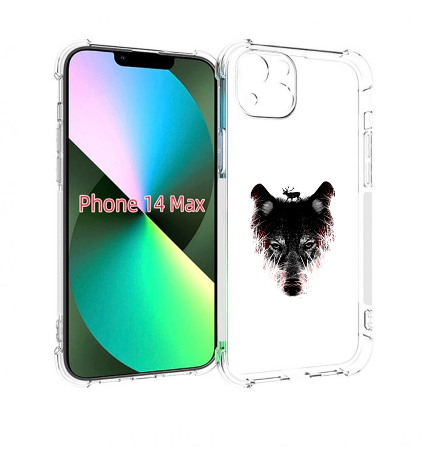 

Чехол MyPads волк в траве для iPhone 14 Plus (6.7), Прозрачный, Tocco