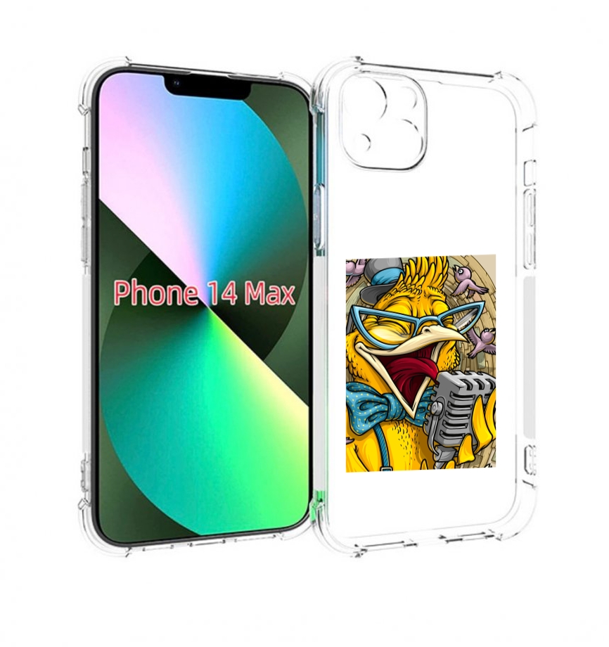 

Чехол MyPads поющая птичка для iPhone 14 Plus (6.7), Прозрачный, Tocco