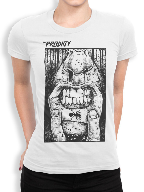 фото Футболка женская design heroes the prodigy белая 2xl