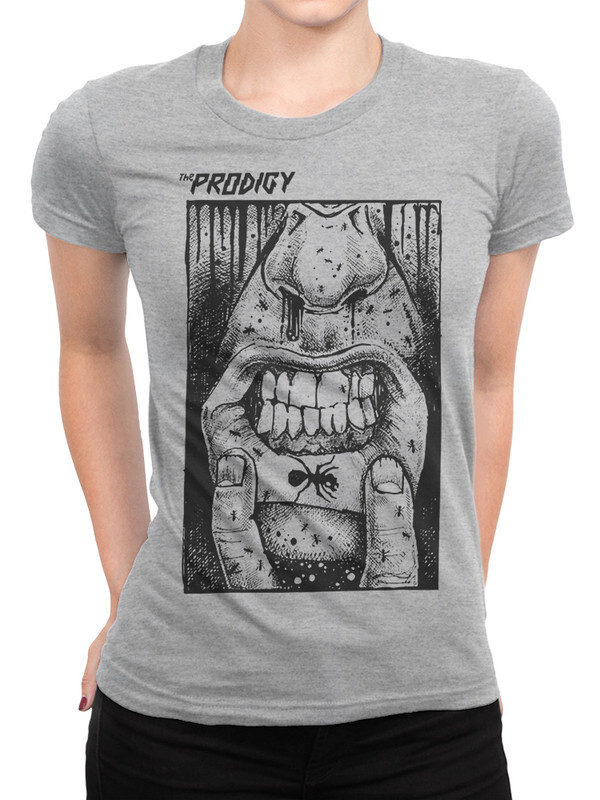 фото Футболка женская design heroes the prodigy серая 2xl