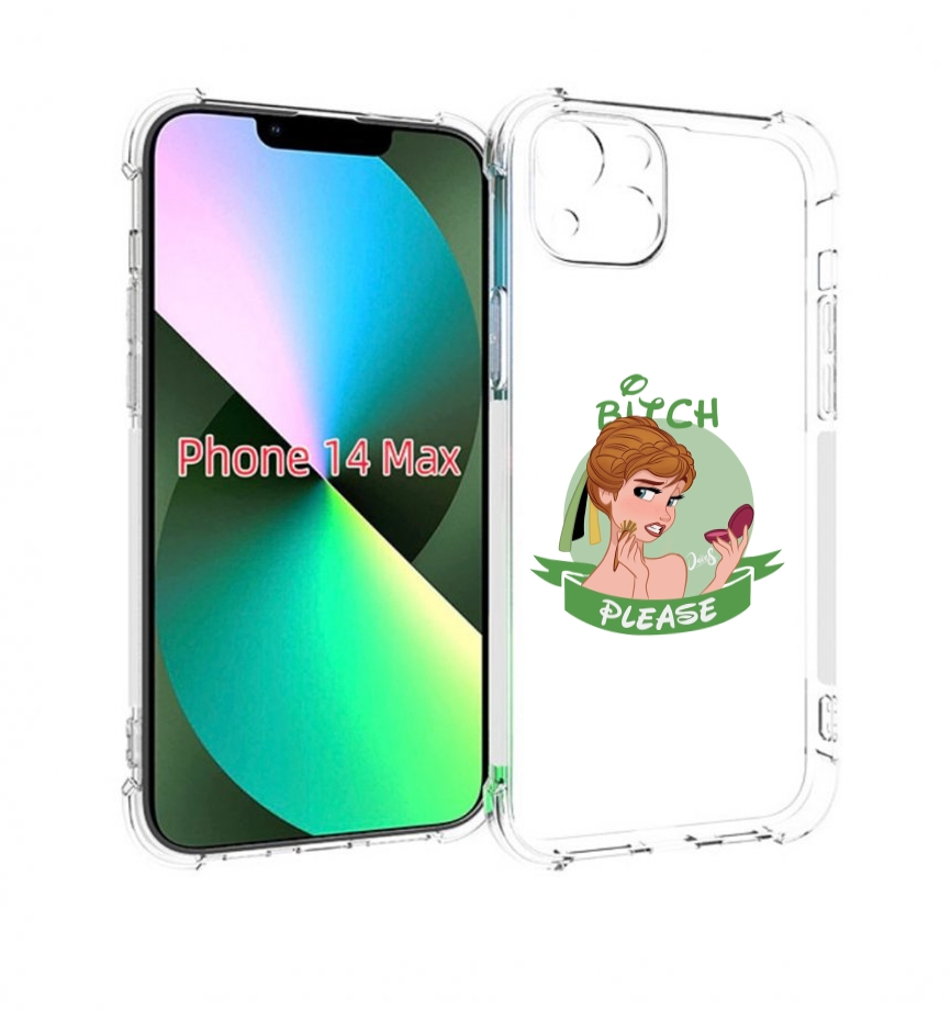 

Чехол MyPads принцесса-Анна женский для iPhone 14 Plus (6.7), Прозрачный, Tocco
