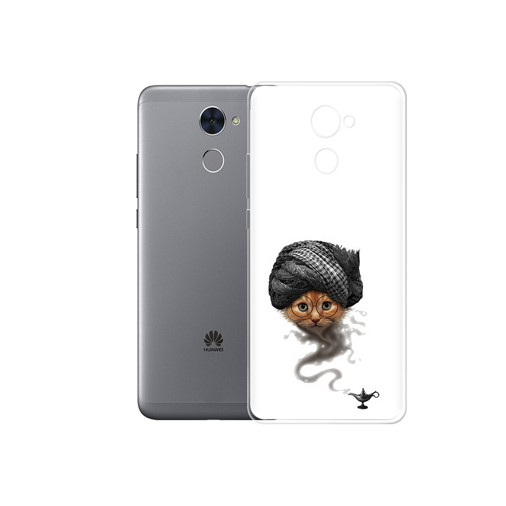 

Чехол MyPads Tocco для Huawei Enjoy 7 Plus кот джин (PT74186.70.398), Прозрачный, Tocco